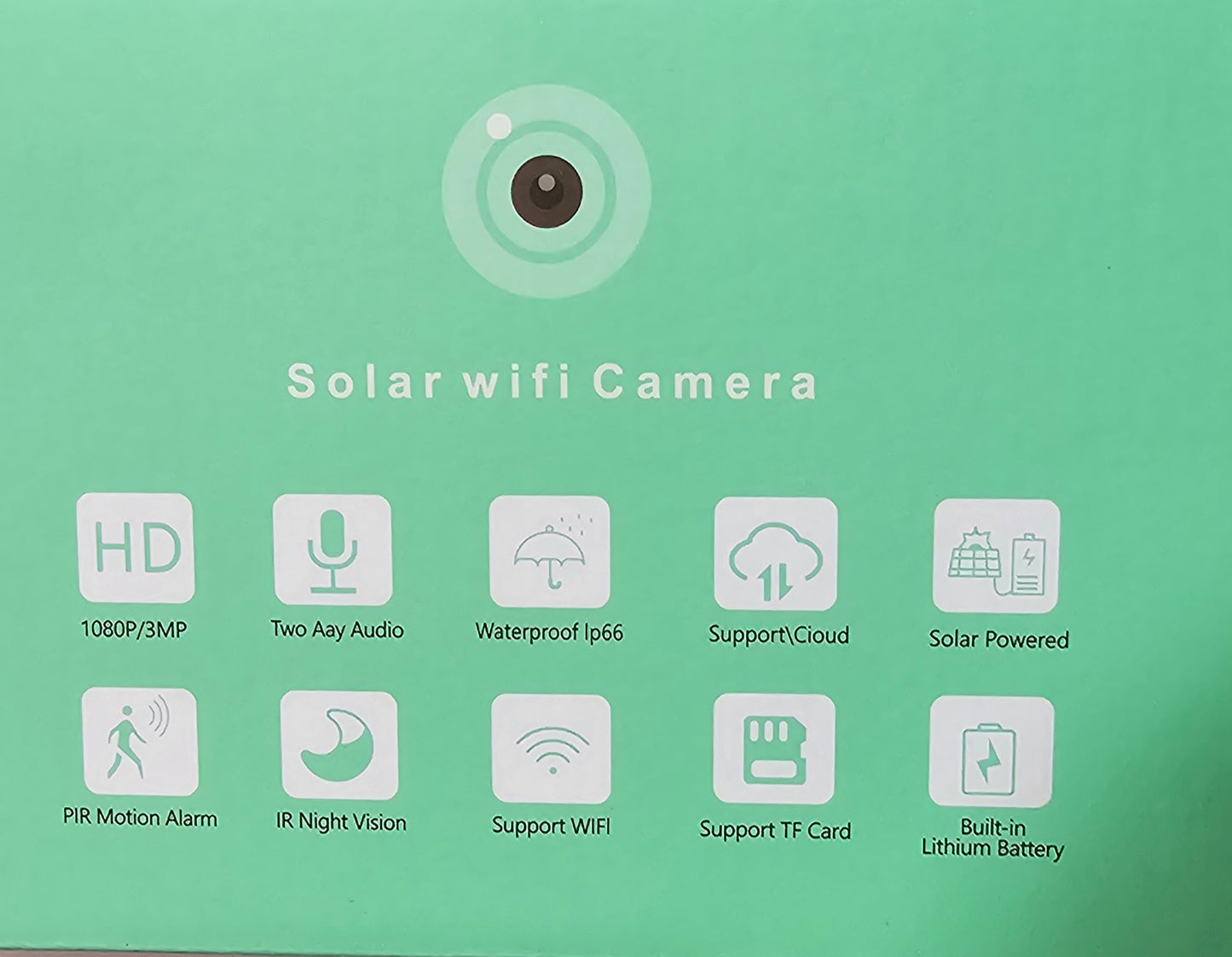 Telecamera solare wifi