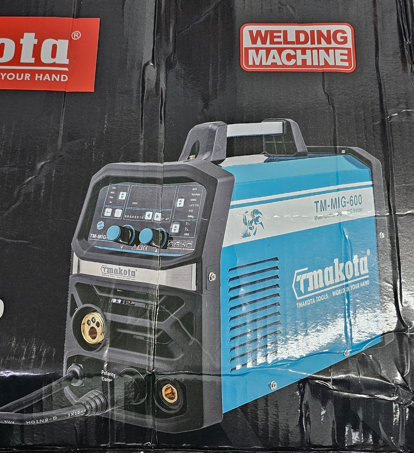 Saldatrice 600 a Filo Continuo Elettrodo MIG MMA TIG Multiprocesso synergic Gas o senza gas 600A