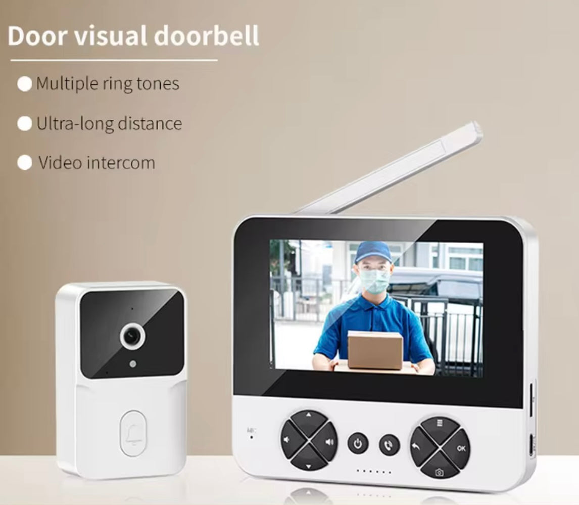 Campanello con monitor senza fili