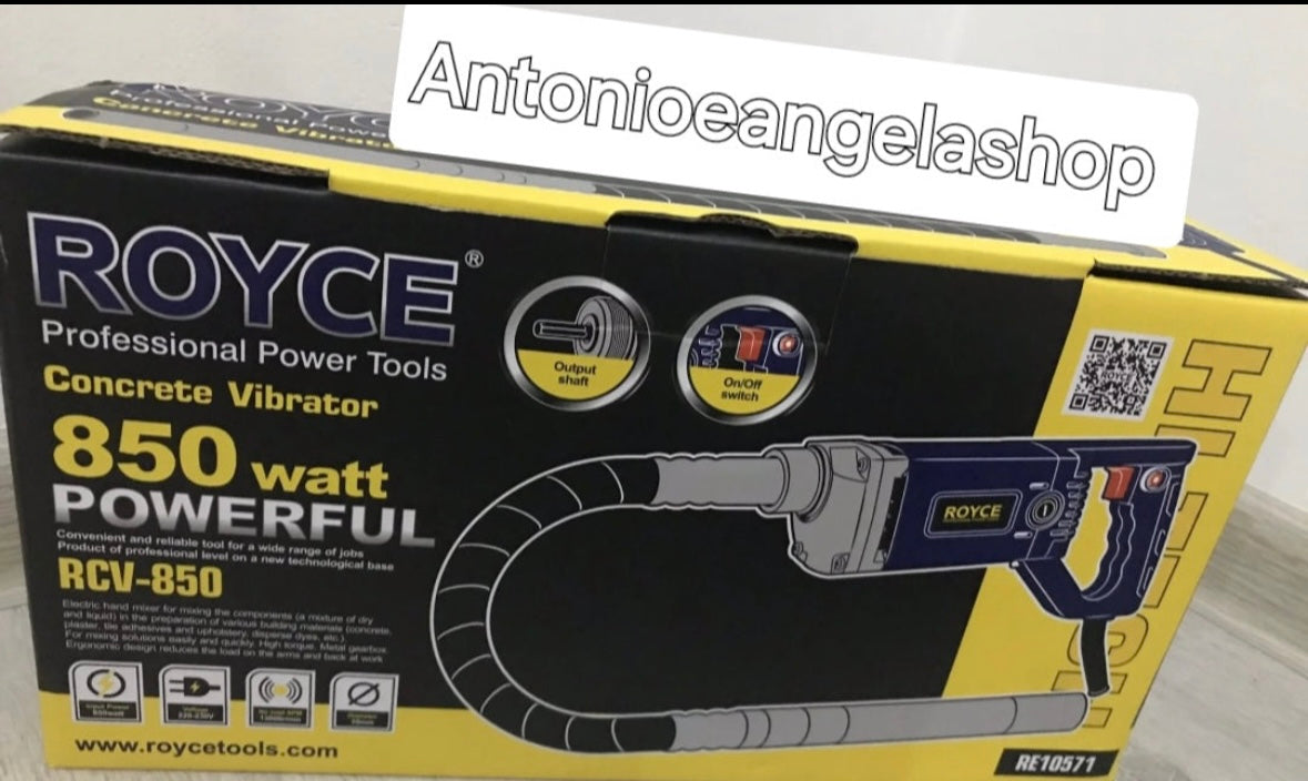Vibratore per cemento con frusta 2 metri