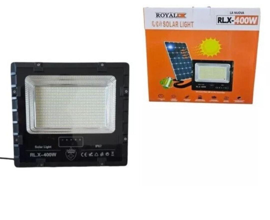 Faro solare 400 w pannello e telecomando