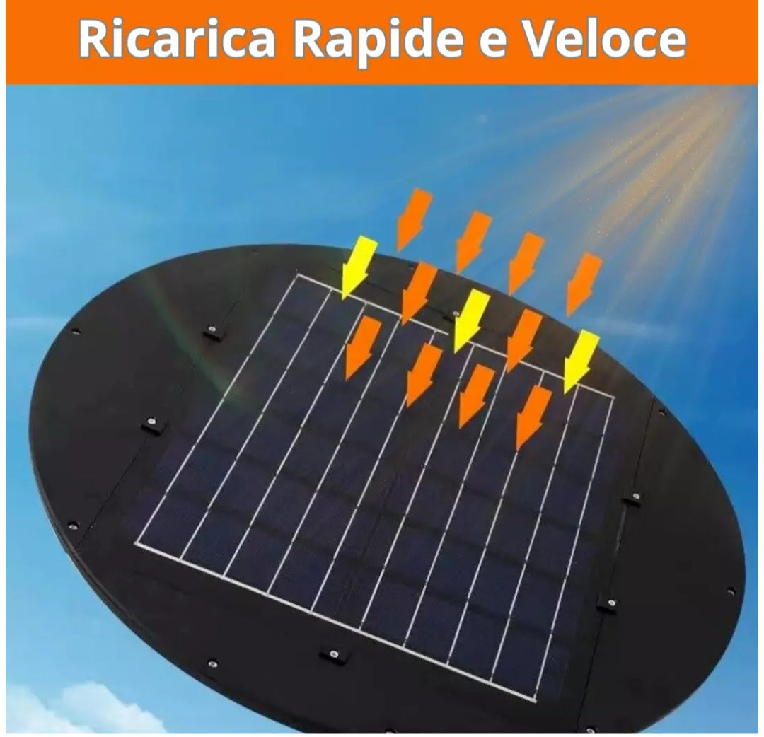 Lampione solare circolare 1200 w