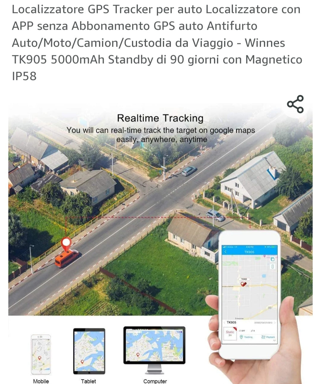 GPS LOCALIZZATORE