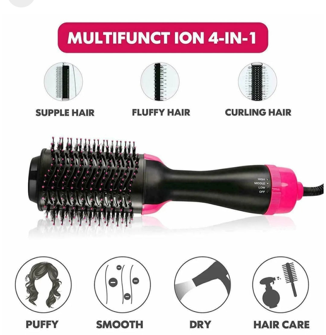 SPAZZOLA ASCIUGACAPELLI LISCIANTE PROFESSIONALE 3 IN 1 PHON CAPELLI LISCI MOSSI