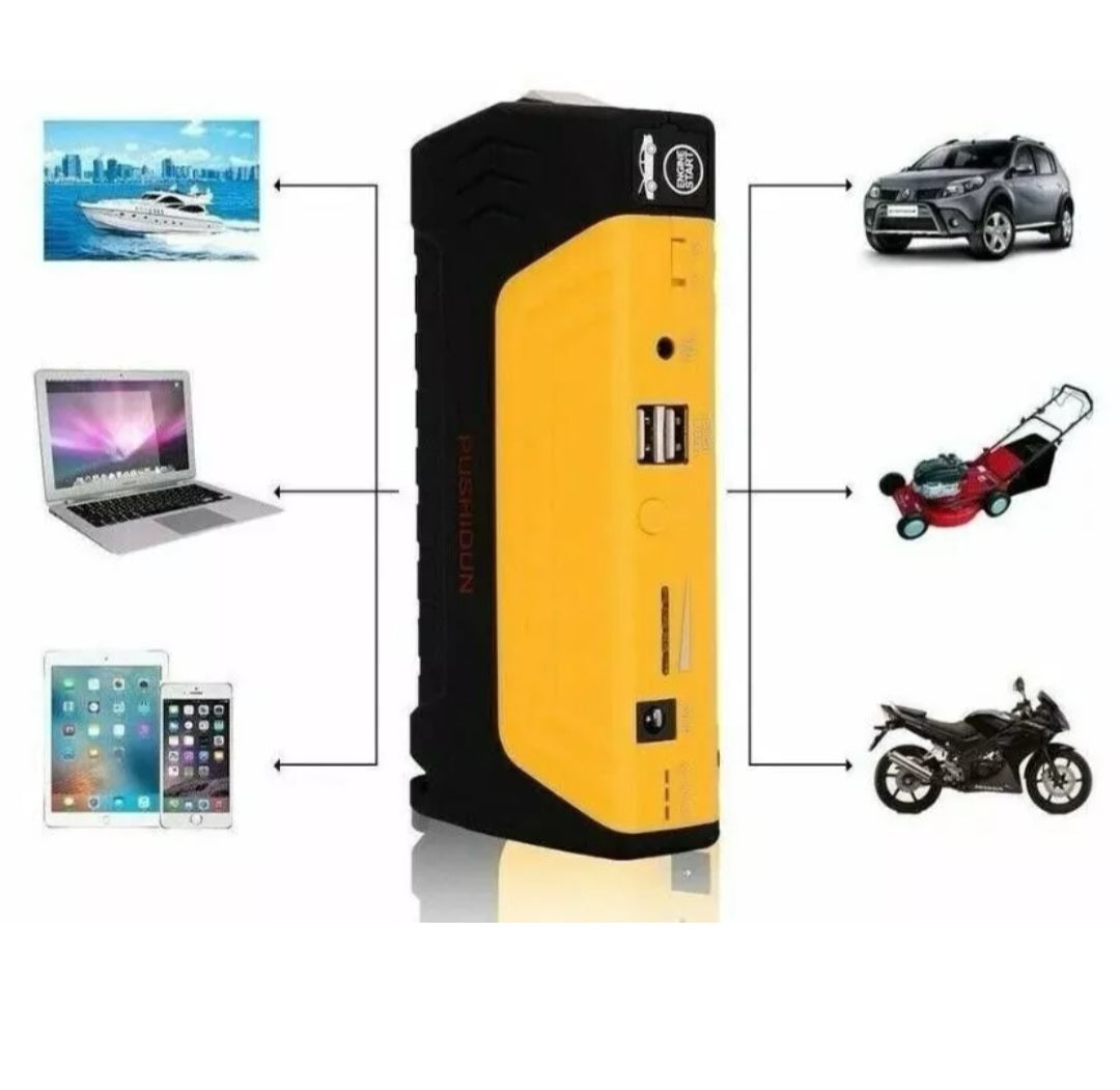 AVVIATORE AUTO FURGONE 30€ BATTERIA EMERGENZA JUMP STARTER BOOSTER CARICABATTERIA