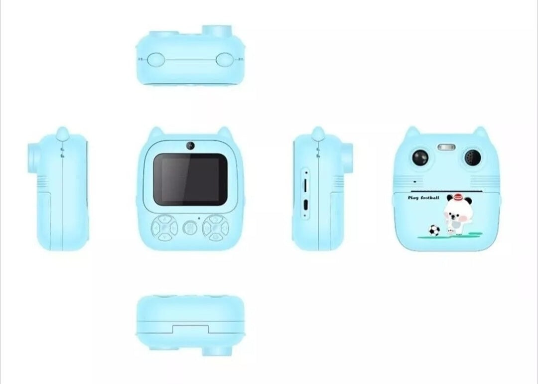 Macchina Fotografica Bambini Istantanea 2.4 Pollici/1080P Memoria Vari Colori