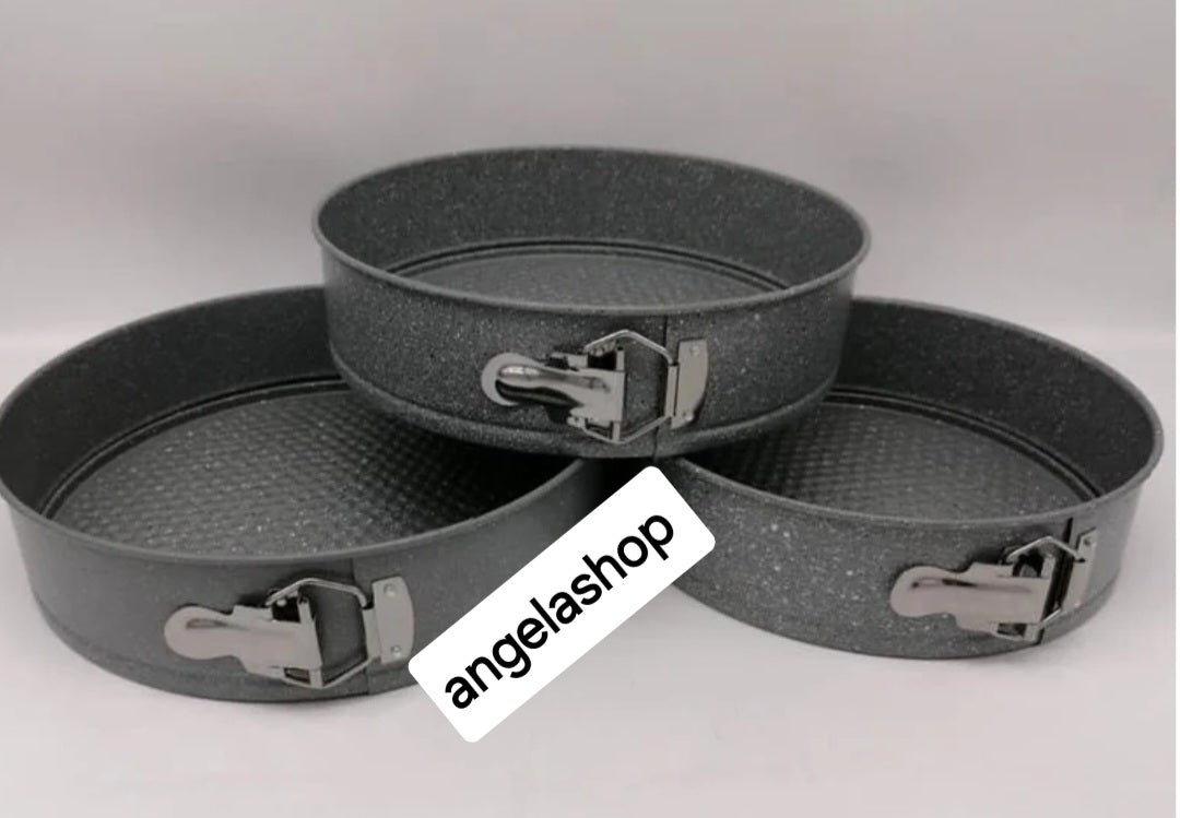 TRIS TORTIERE 24/26/28cm CON CERNIERA