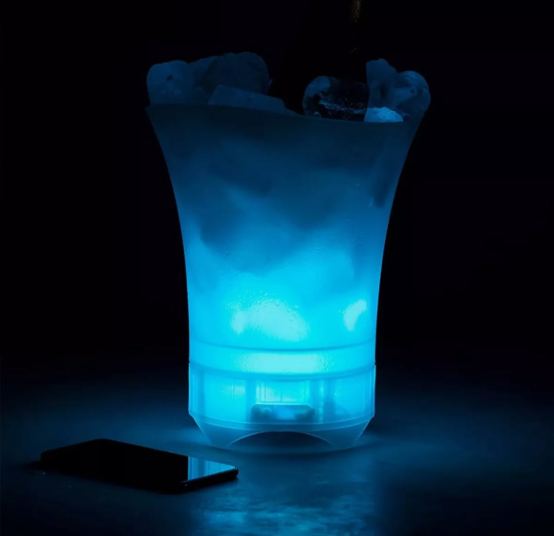Nuovo altoparlante Bluetooth Secchiello Ghiaccio con luci LED per Eventi, Feste