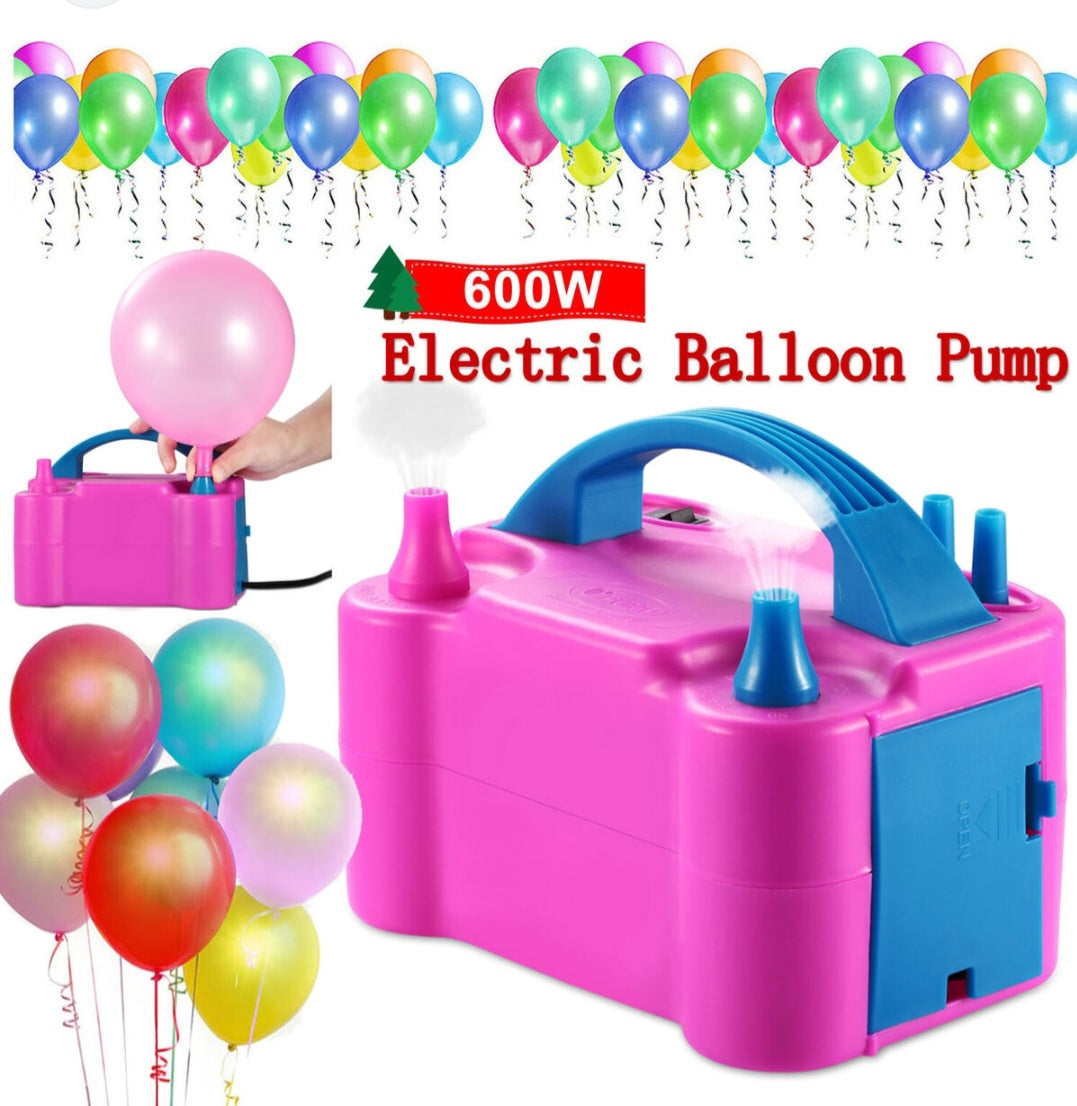 Pompa Per Palloni Gonfiatore Palloncini Elettrico 600W - Doppio - Foto 6