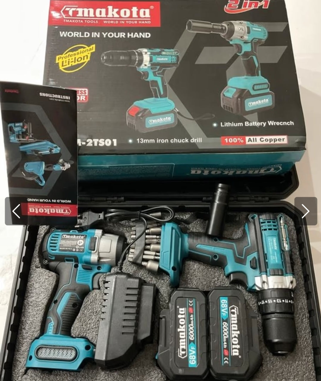 2 in 1 avvitatore makota 2in1