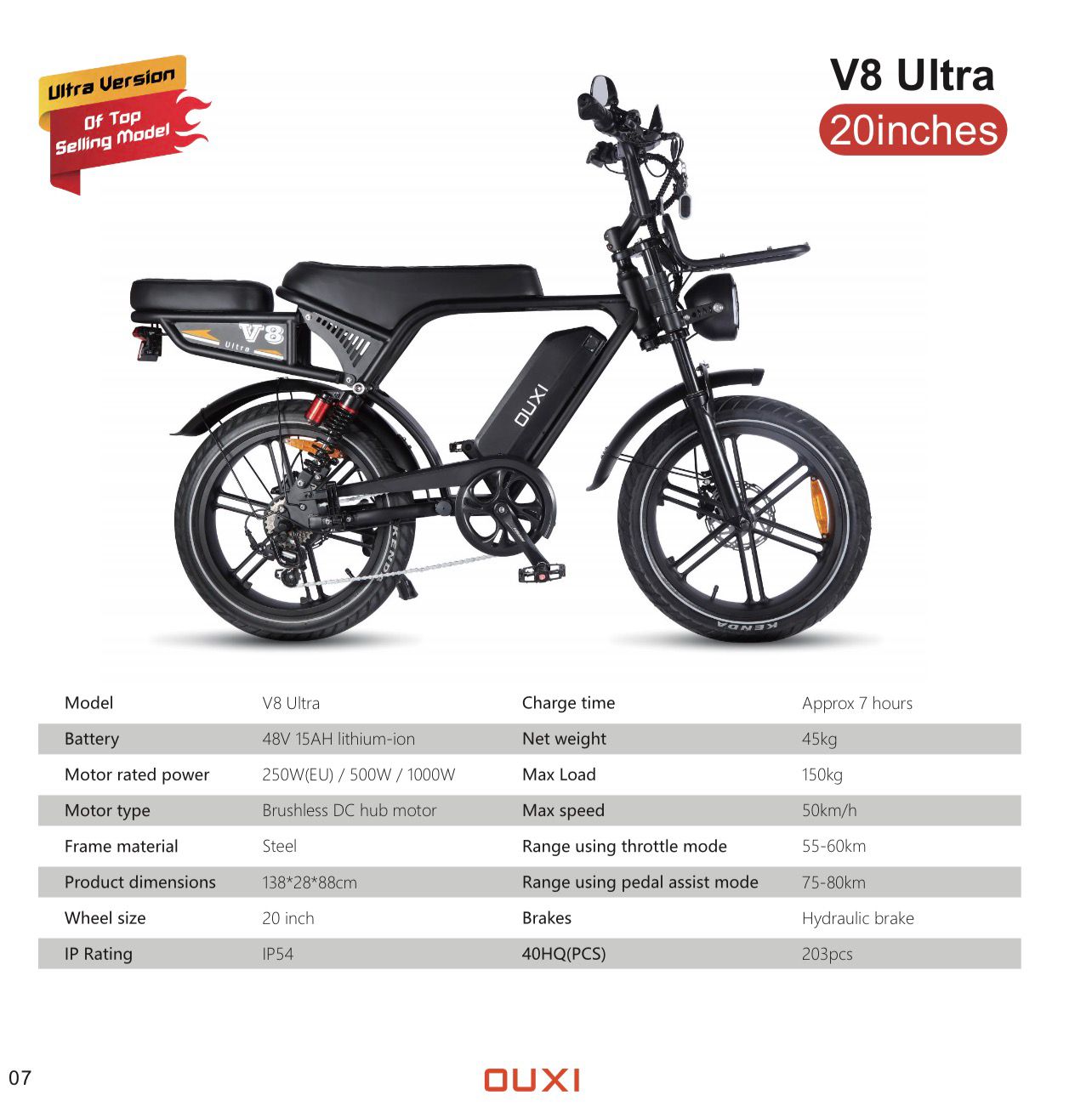 bici v8 ultra