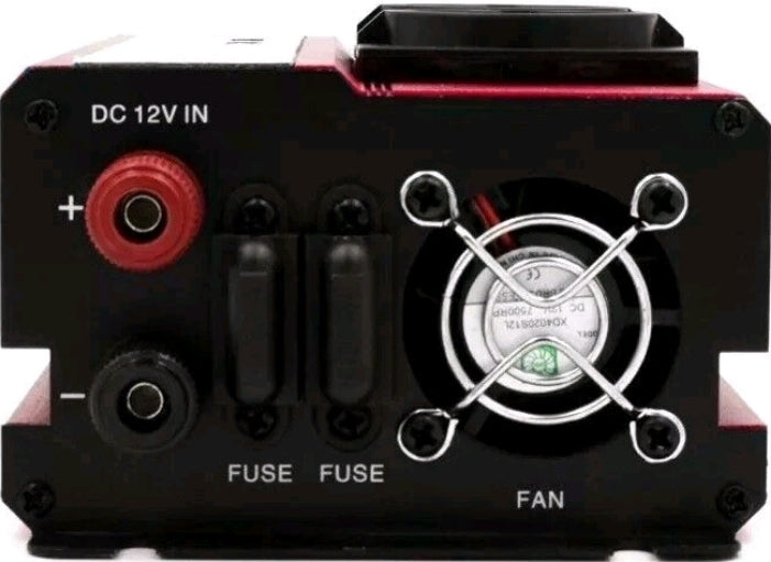 INVERTER da 12V a 220V 1500W CON USB PRESA TRASFORMATORE PER CAMPER AUTO DW-3988