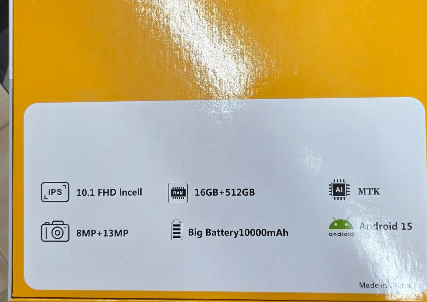 Tablet TAB k10 pro PRO 10 POLLICI