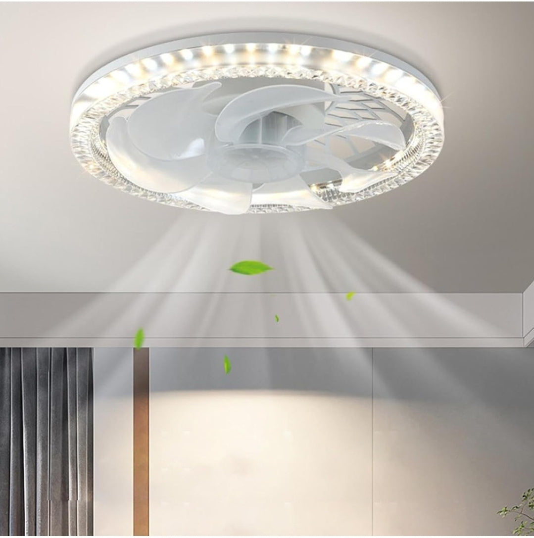Ventiladario , ventilatore con luce e telecomando
