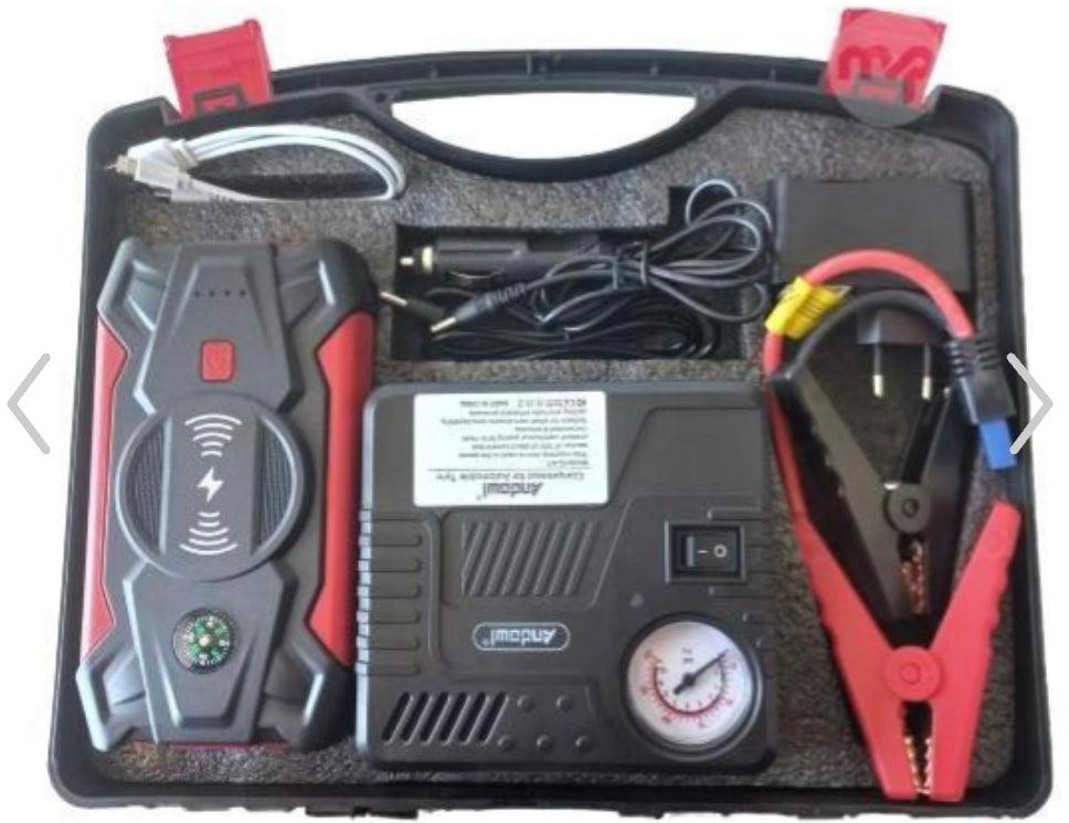 (Officina mobile) avvitatore, compressore, powerbank