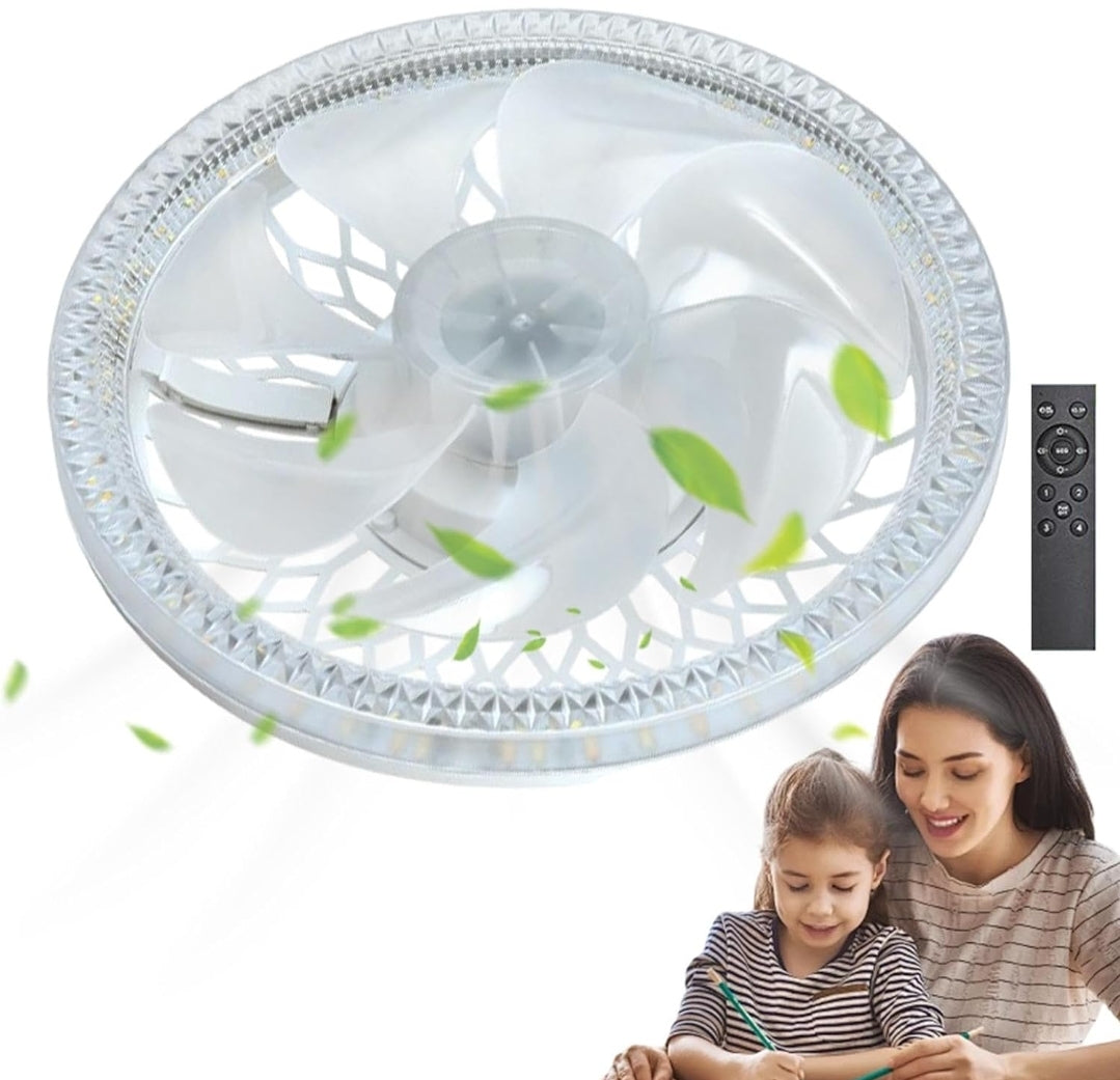 Ventiladario , ventilatore con luce e telecomando
