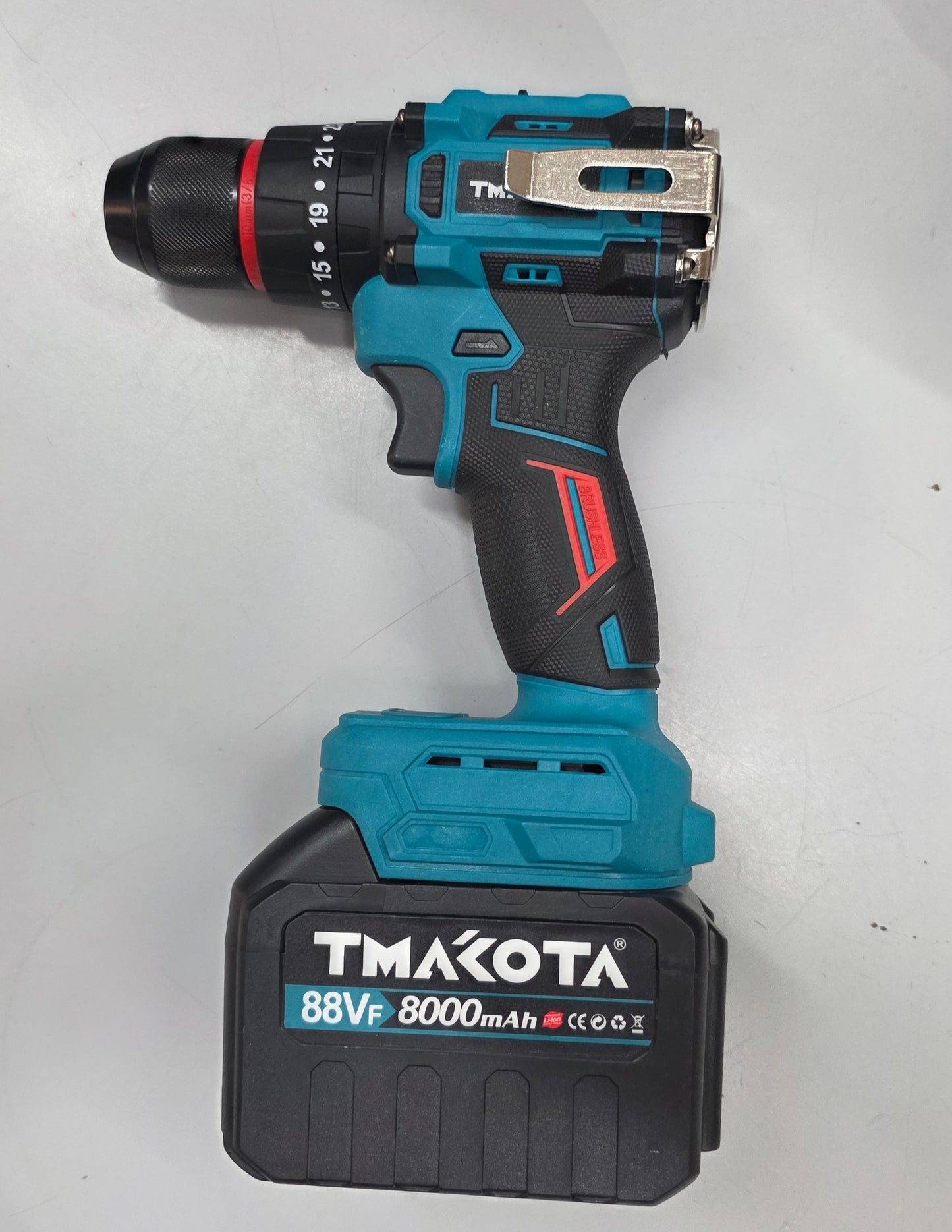 Kit 5 in 1 Motori Brushless Makota Flex Trapano Impulsi Avvitatore Tassellatore e torcia 5in1