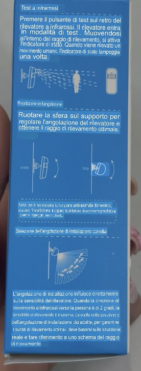 Sensore X antifurto
