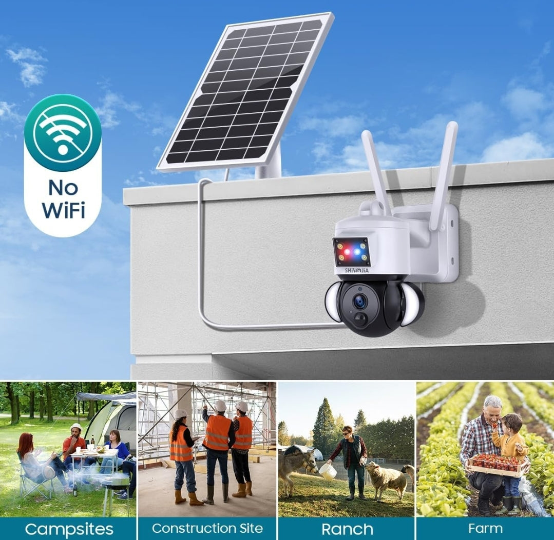 Telecamera solare 4g con led