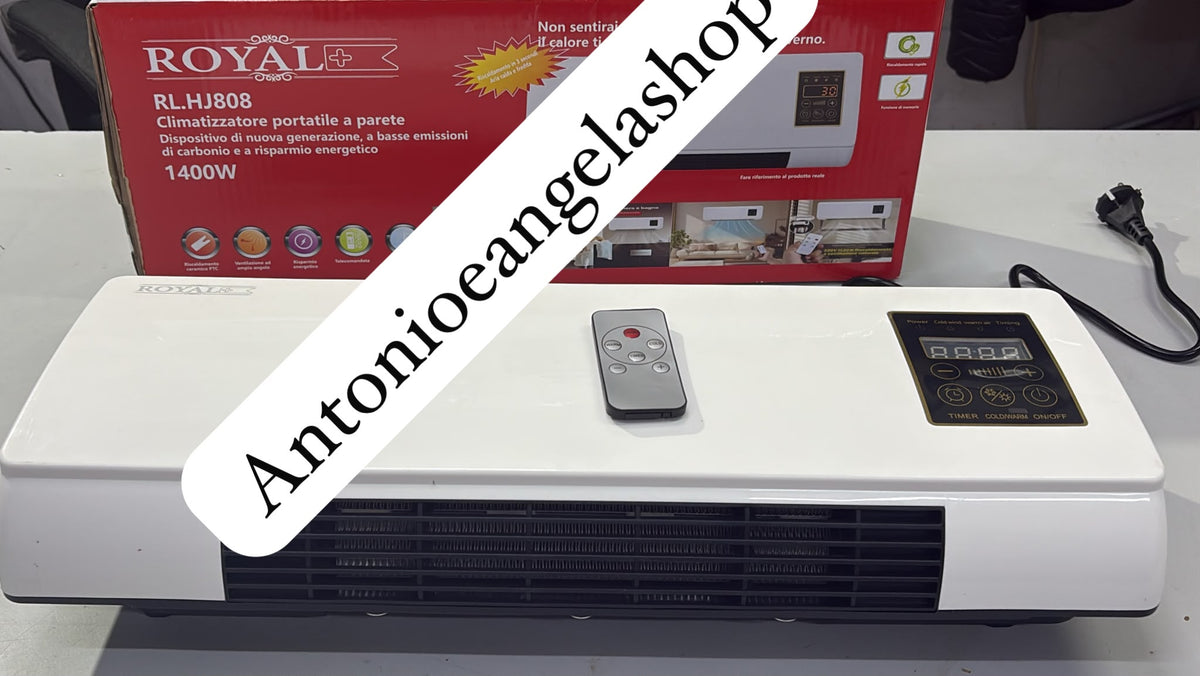 Climatizzatore portatile a parete 1400 watt
