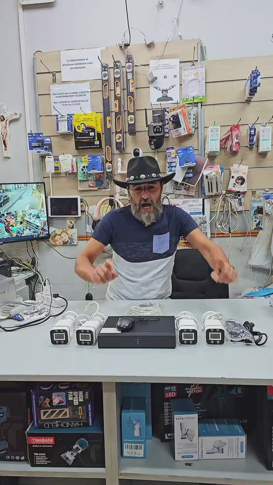 Kit telecamere poe hd 4k