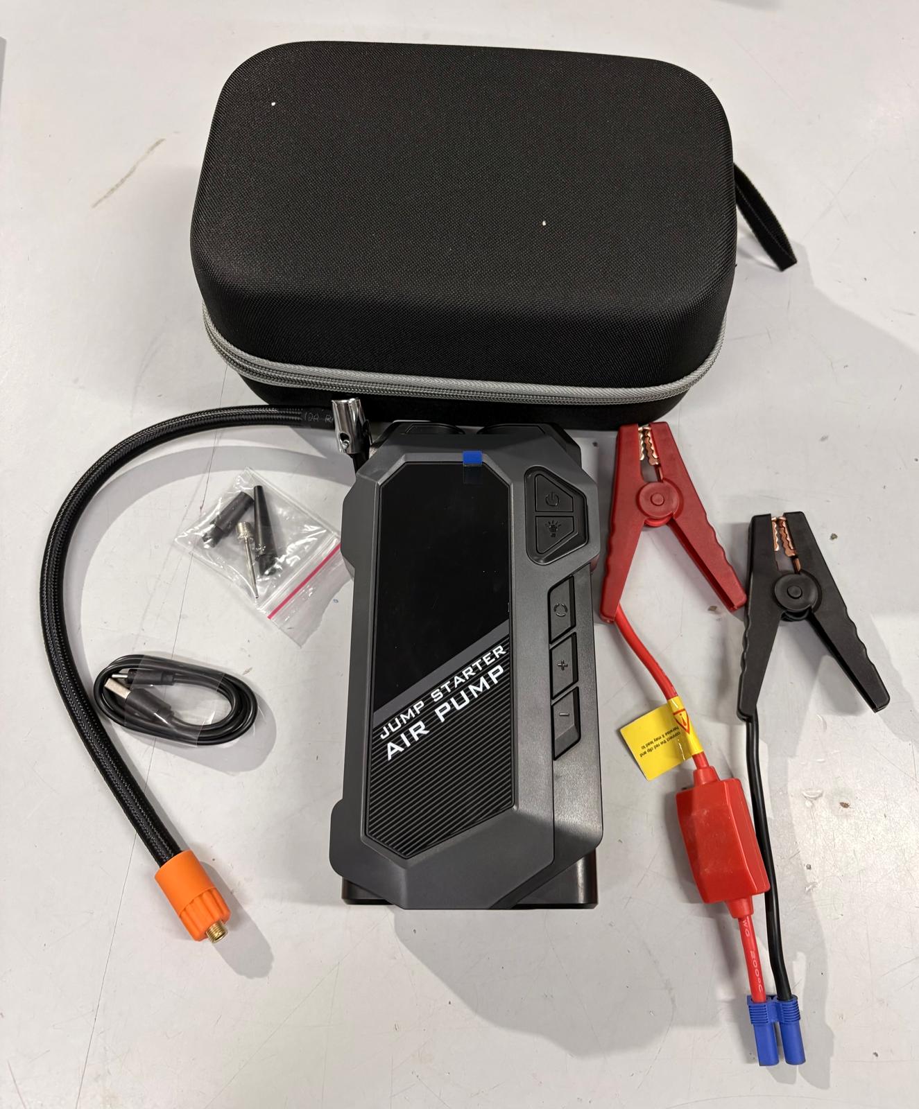 Avviatore starter auto powerbank torcia