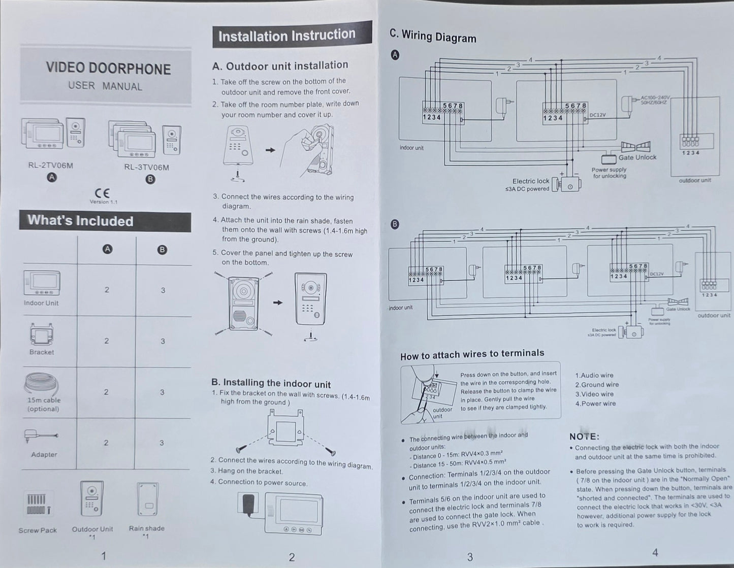 Videocitofono doppio monitor