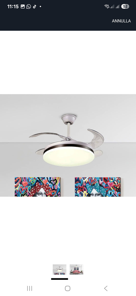 Ventilatore lampadario (ventiladario)